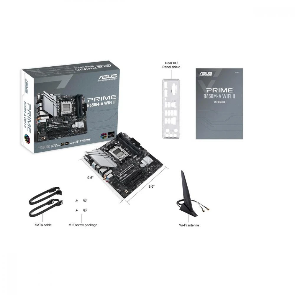 ASUS PRIME B650M-A WIFI (90MB1EG0-M0EAY0) (UA) Бренд: ASUS; Тип роз'єму CPU: Socket AM5;