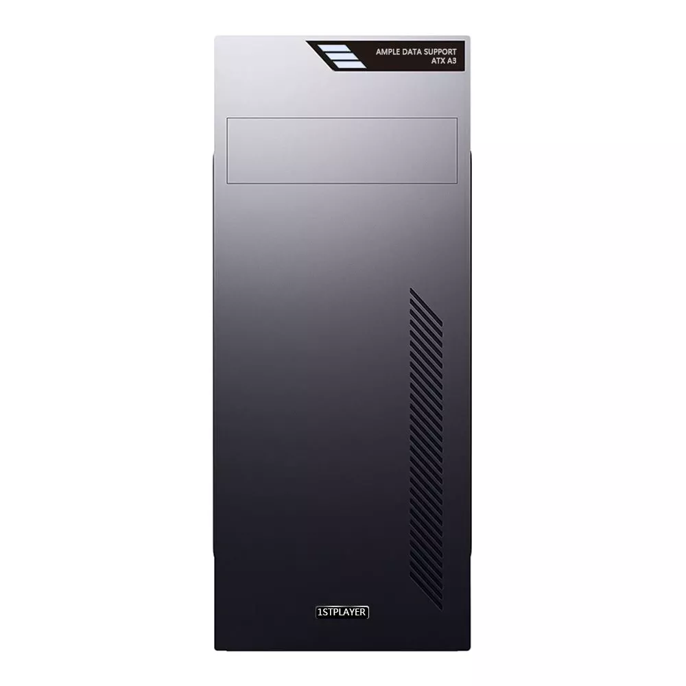 1stPlayer A3-500PLS Black 500W-12cm, 2хUSB2.0, 1хUSB3.0 Типорозмір: Midi Tower; Форм-фактор