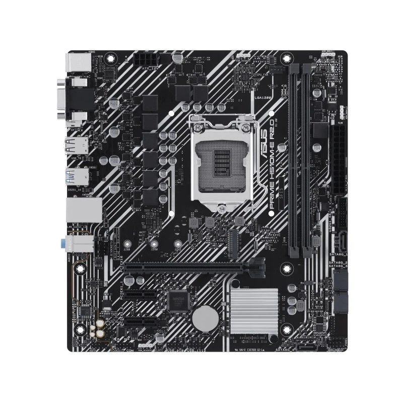 Asus Prime H510M-E R2.0 Socket 1200 (UA) Сокет: LGA1200; Чіпсет: Intel H470; Тип