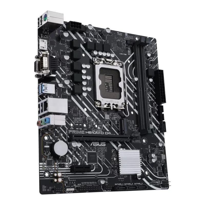 ASUS PRIME H610M-D D4 (90MB1A00-M0EAY0) (UA) Тип роз'єму CPU Socket 1700