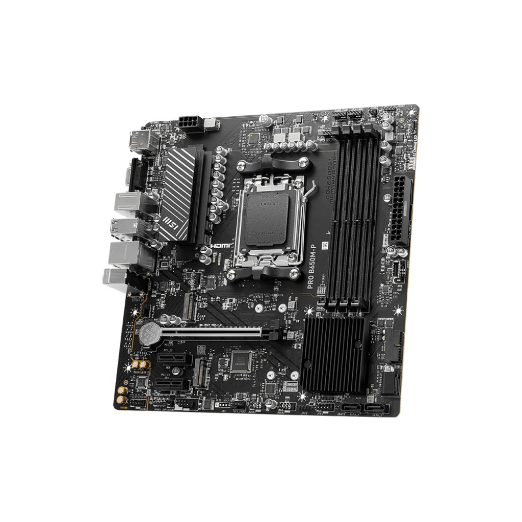 MSI PRO B650M-P (911-7E27-001) (UA) Бренд: MSI; Тип роз'єму CPU: Socket AM5;