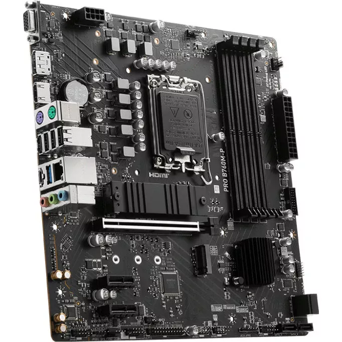 MSI Pro B760M-P (911-7E02-009) (UA) Бренд: MSI; Тип роз'єму CPU: Socket 1700;