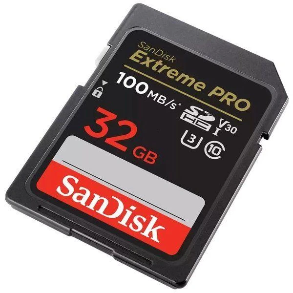 SanDisk 32 GB SDHC UHS-I U3 V30 Extreme PRO (SDSDXXO-032G-GN4IN) (UA) Бренд: SanDisk; Об'єм пам'яті, ГБ: 32;