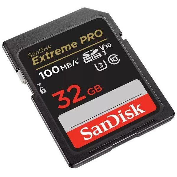SanDisk 32 GB SDHC UHS-I U3 V30 Extreme PRO ( SDSDXXO-032G-GN4IN) (UA) Объем памяти, ГБ 32