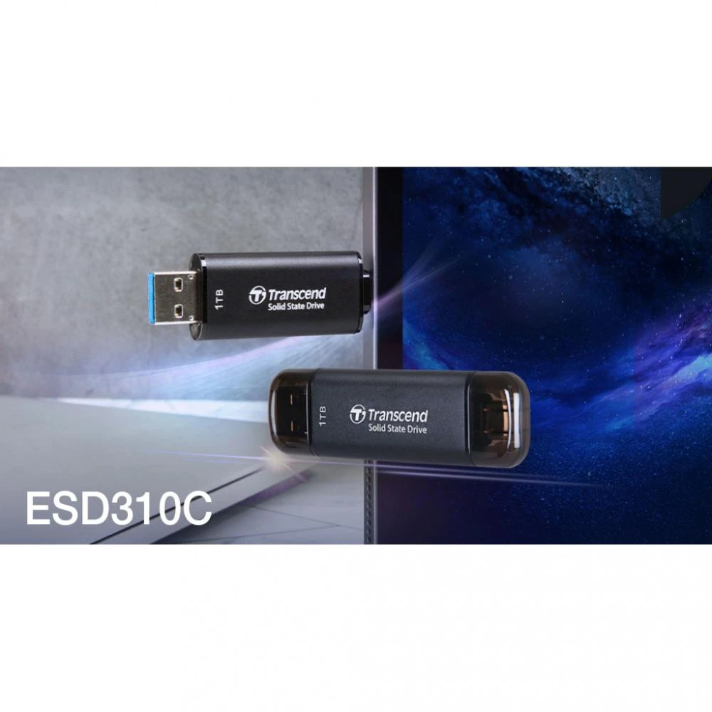 Transcend ESD310C 256 GB (TS256GESD310C) (UA) Бренд: Transcend; Линейка: ESD310C; Объем,