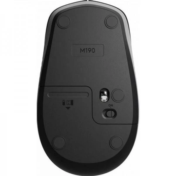 Logitech M190 Wireless Mid Grey (910-005906) (UA) Интерфейс коммуникации с ПК радиоинтерфейс / USB