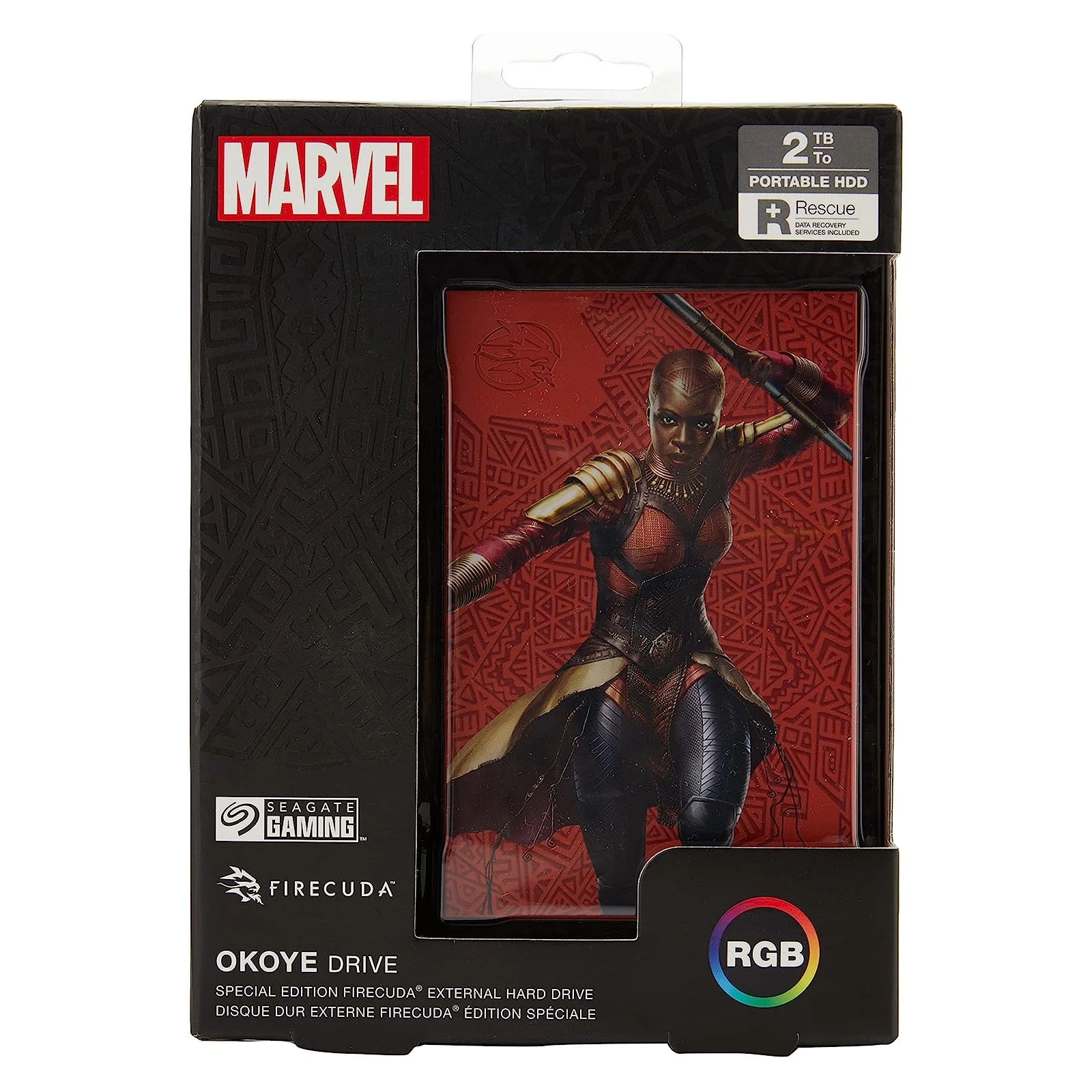 2.5 2TB Okoye FireCuda Gaming Drive Seagate (STLX2000403) Тип: Настольные, Портативные;