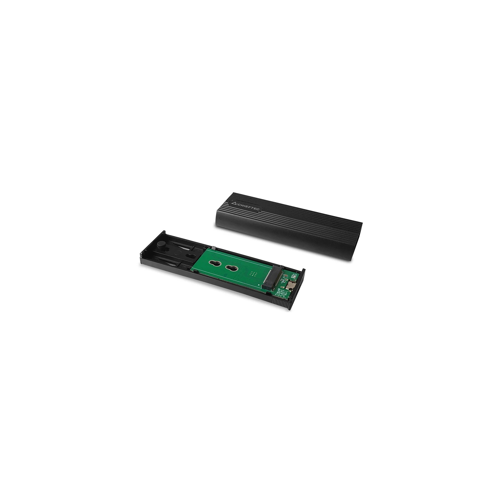 Chieftec USB 3.2 Gen2 Type-C M.2 PCIe NVMe/SATA SSD (CEB-M2C-TL) (UA) Призначення: для SSD; Форм-фактор: