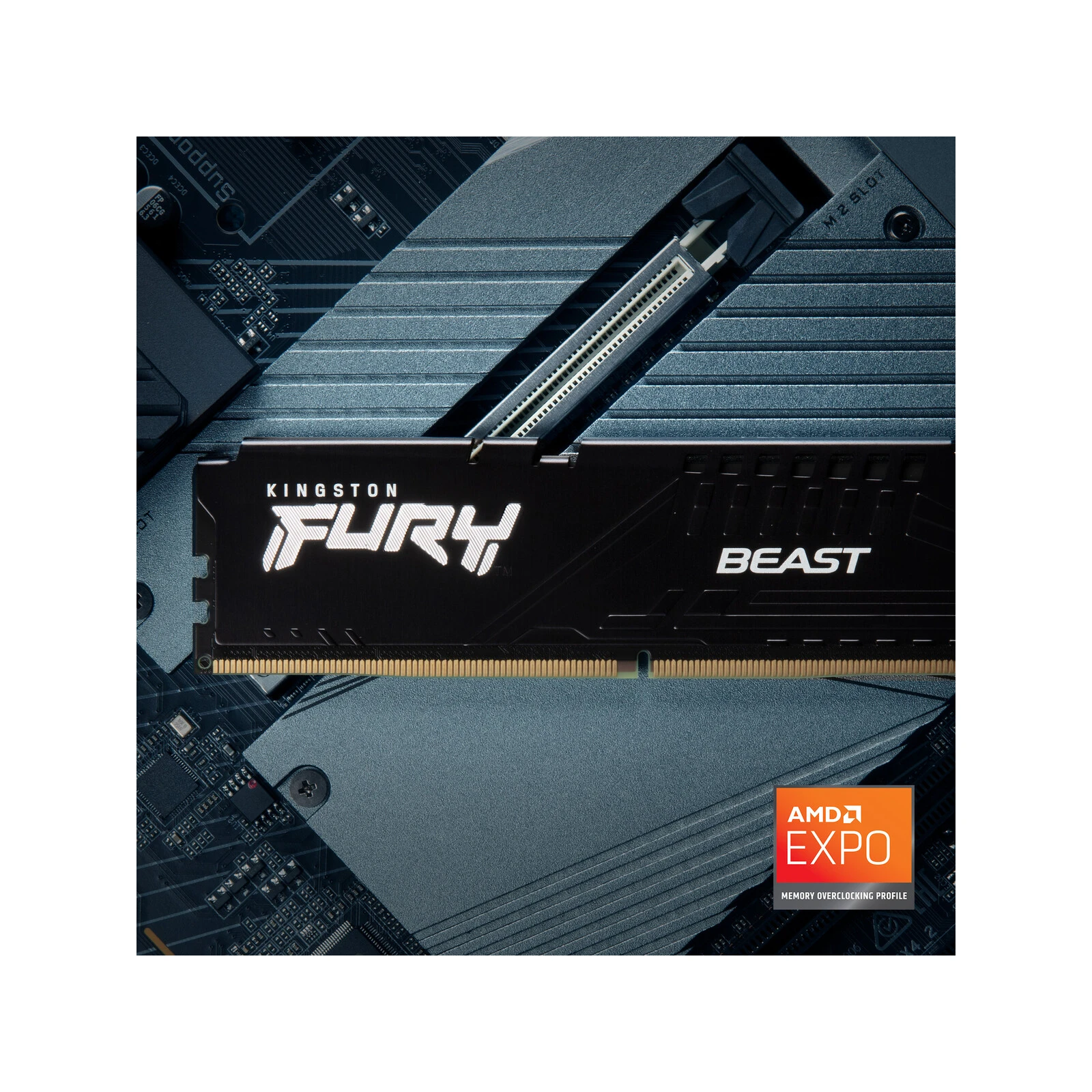 DDR5 16GB (2x8GB) 6000 MHz Beast Kingston Fury (ex.HyperX) (KF560C36BBEK2-16) (UA) Тайминги CL36-38-38