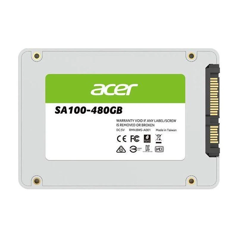 Acer SA100 480 GB (BL.9BWWA.103) Бренд: Acer; Лінійка: SA100; Об'єм, ГБ: