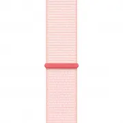Apple Watch Series 9 GPS 41mm Pink Aluminum Case w. Light Pink S. Loop (MR953)
