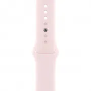 Apple Watch Series 9 GPS 41mm Pink Aluminum Case w. Light Pink Sport Band - M/L (MR943)