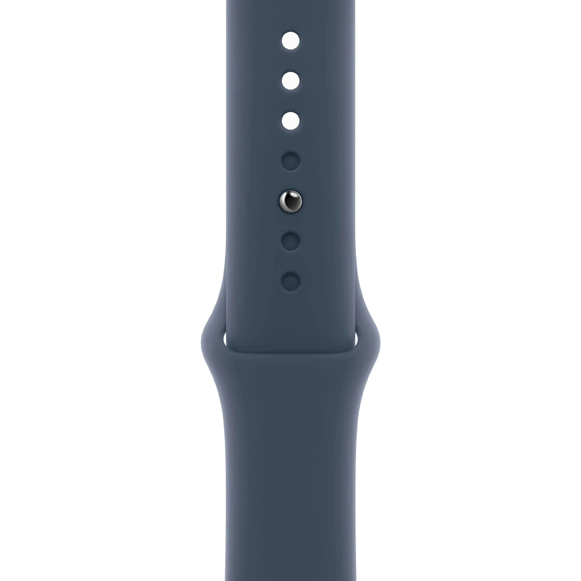 Apple Watch Series 9 GPS 41mm Silver Aluminum Case w. Storm Blue S. Band - S/M (MR903) Бренд: Apple; Линейка: Watch Series 9 GPS; iOS: