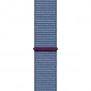 Apple Watch Series 9 GPS 41mm Silver Aluminum Case with Winter Blue Sport Loop (MR923)