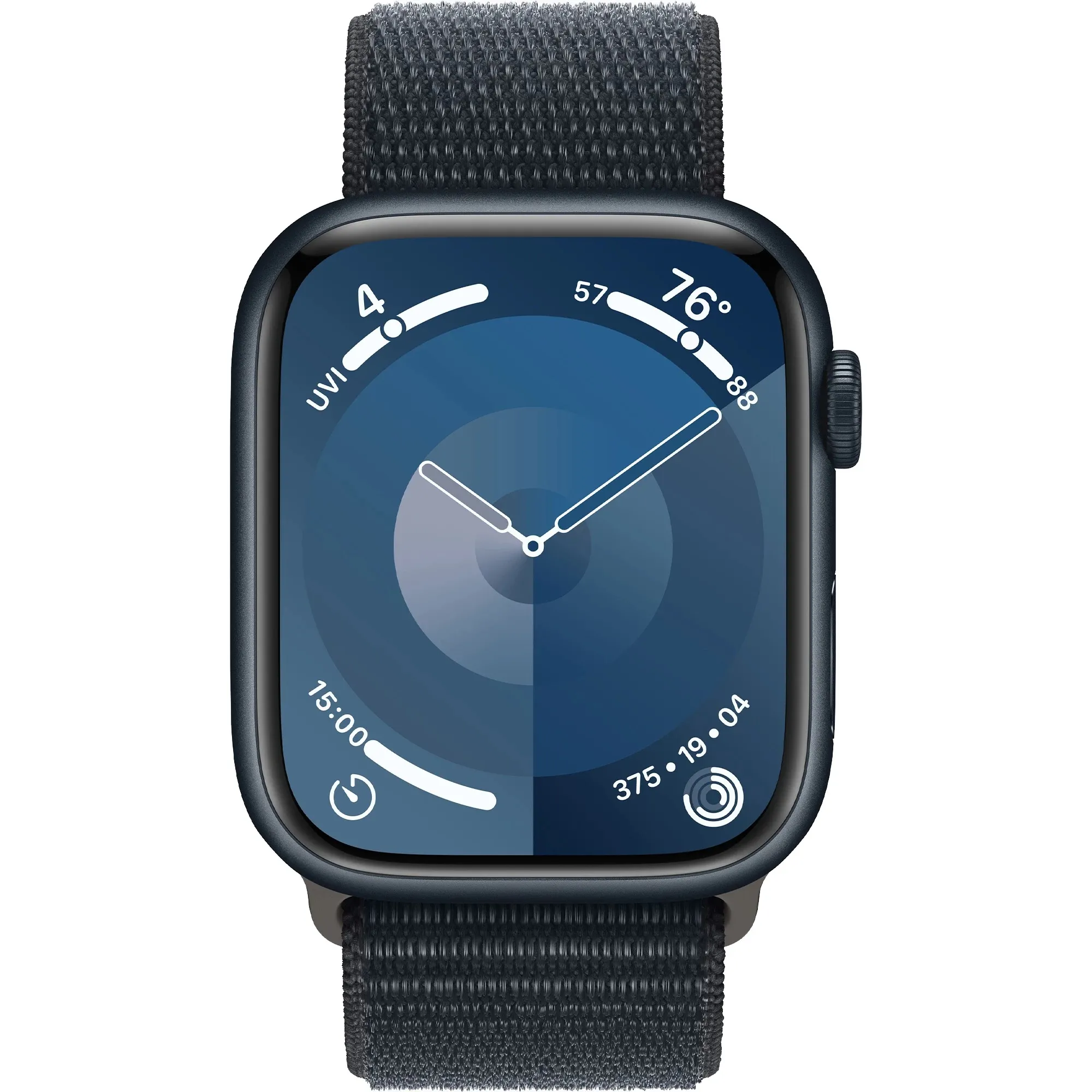 Apple Watch Series 9 GPS 41mm Midnight Aluminum Case w. Midnight Sport Loop (MR8Y3) Лінійка Watch Series 9 GPS