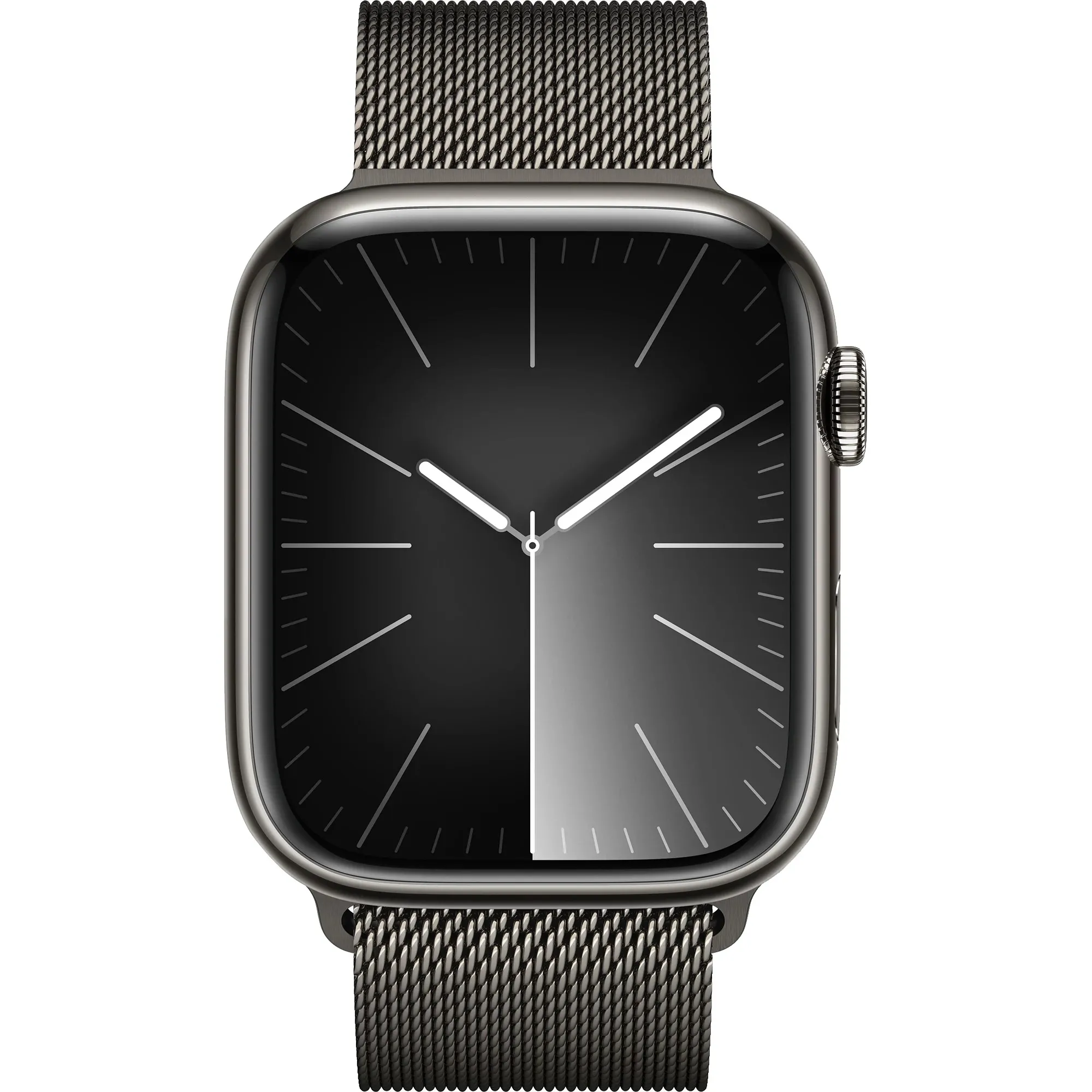 Apple Watch Series 9 GPS + Cellular 45mm Graphite S. Steel Case w. Graphite Milanese Loop (MRMX3) Бренд: Apple; Лінійка: Watch Series 9 GPS +