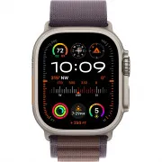 Apple Watch Ultra 2 GPS + Cellular 49mm Titanium Case with Indigo Alpine Loop - Large (MREW3)
