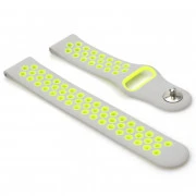 BeCover Nike Style для Xiaomi Amazfit Bip/Bip Lite/Bip S Lite/GTR 42mm/GTS/TicWatch S2/TicWatch E Grey-Green (705708)