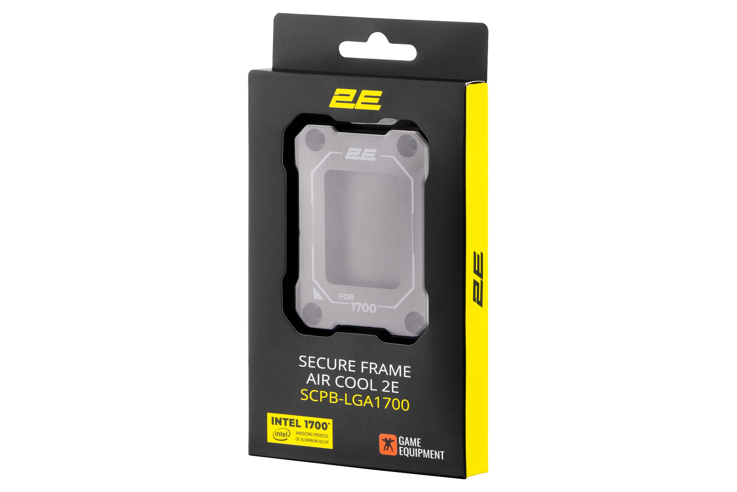 2E Gaming Контактная рамка для процессора Air Cool SCPB-LGA1700, Aluminum, Black (2E-SCPB-LGA1700) (UA) Тип: контактная рамка;