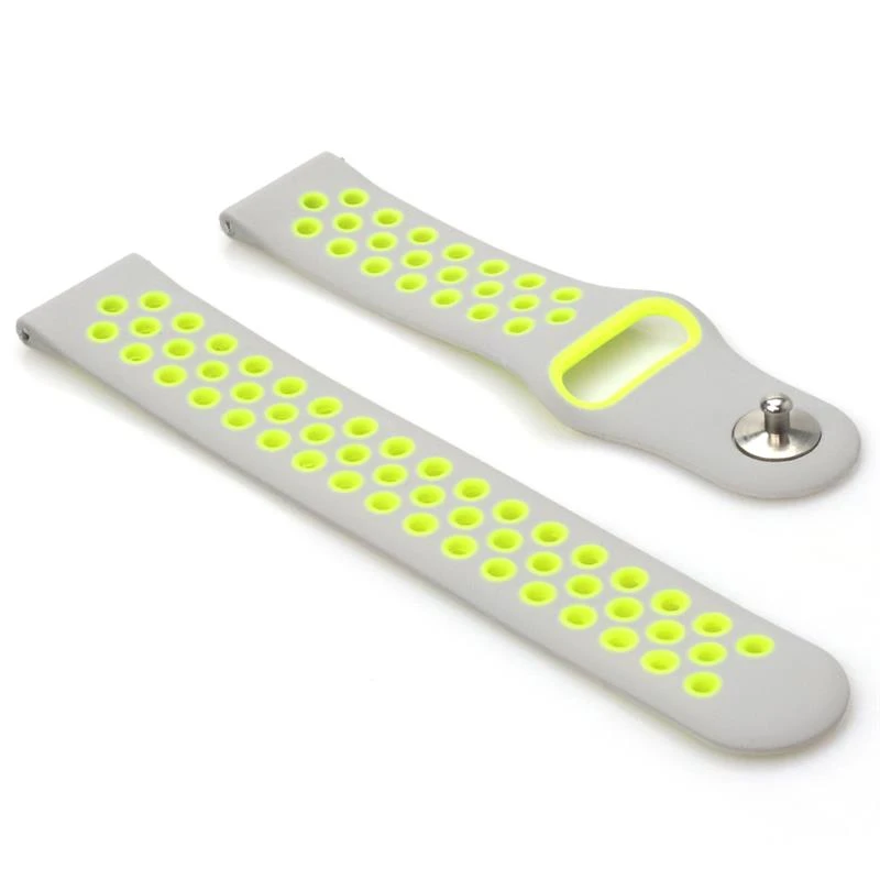 BeCover Nike Style для Xiaomi Amazfit Bip/Bip Lite/Bip S Lite/GTR 42mm/GTS/TicWatch S2/TicWatch E Grey-Green (705708) Тип ремішок