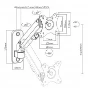 Gembird MA-WA1-01 (VESA100х100) (UA)