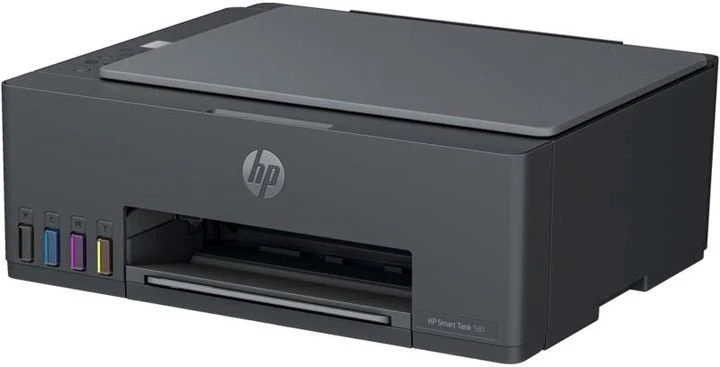 HP A4 Smart Tank 581 c Wi-Fi (4A8D4A) (UA) Витратні матеріали M0H54AE Оригінальна ємність з чорнилом HP GT52, блакитна ~8000 сторінок; M0H55AE Оригінальна ємність з чорнилом HP GT52, пурпурна ~8000 сторінок; M0H56AE Оригінальна ємність з чорнилом HP GT52, жовта ~8000 сторінок; 1VV21AE Пляшечка з оригінальним чорним чорнилом HP GT53XL, 135 мл