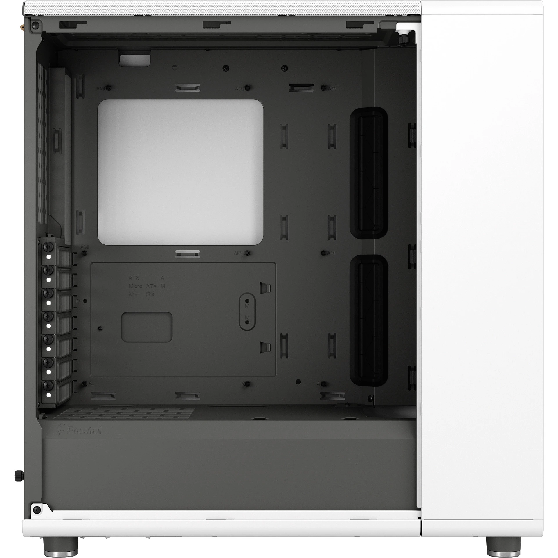 Fractal Design North Chalk White (FD-C-NOR1C-03) (UA) Кількість 3,5 відсіків внутрішніх 2 (сombo 3,5/2,5)