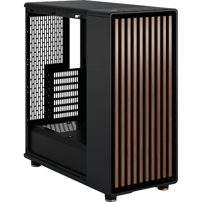 Fractal Design North Charcoal Black TGD (FD-C-NOR1C-02) (UA) Вбудовані вентилятори / розташування передня панель / 2x140 мм