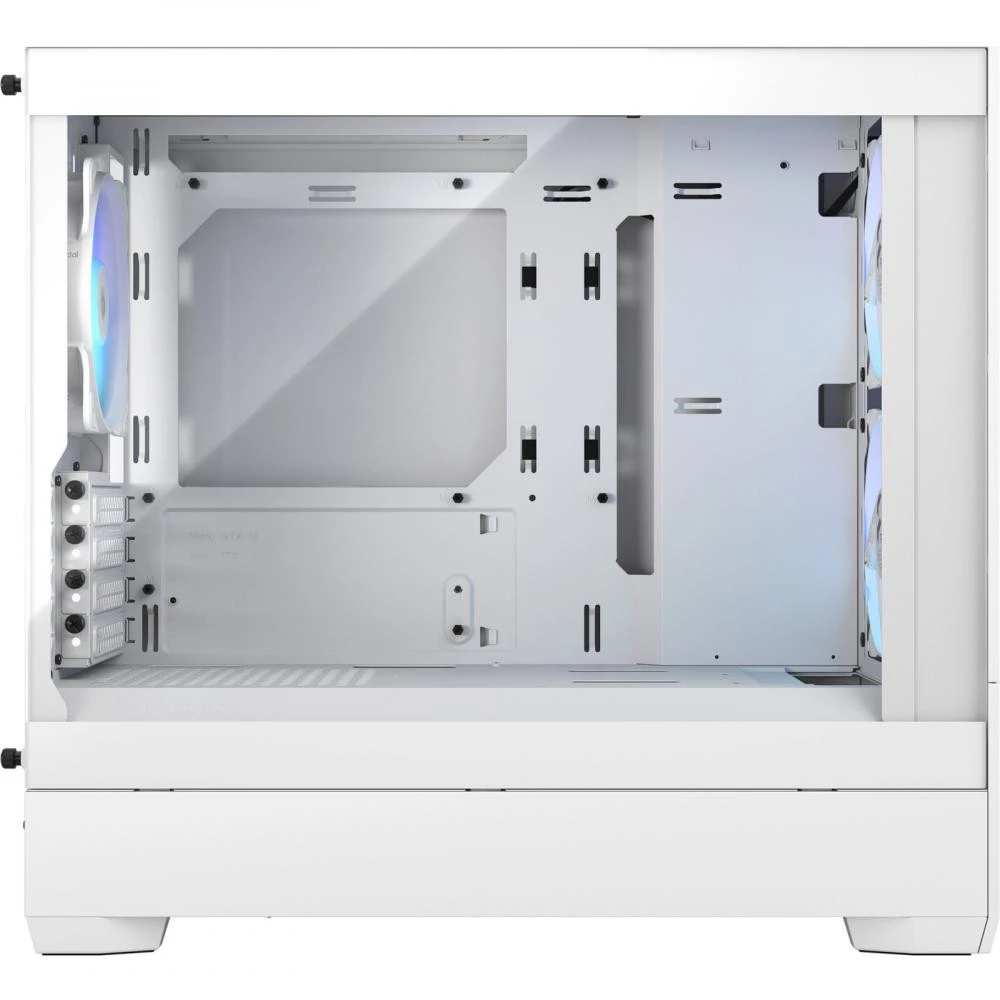 Fractal Design Pop Mini Air RGB White TG Clear (FD-C-POR1M-01) (UA) Кількість 5,25 відсіків 2