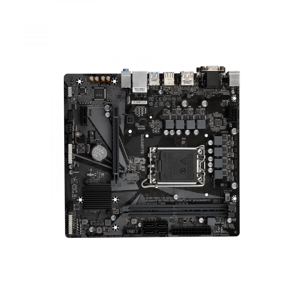 GIGABYTE H610M S2H V2 DDR4 (UA) Бренд: GIGABYTE; Тип разъема CPU: Socket