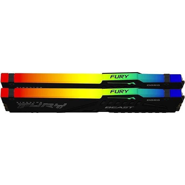 Kingston FURY 64 GB (2x32GB) DDR5 5200 MHz Beast RGB (KF552C40BBAK2-64) (UA) Назначение Память для настольных компьютеров