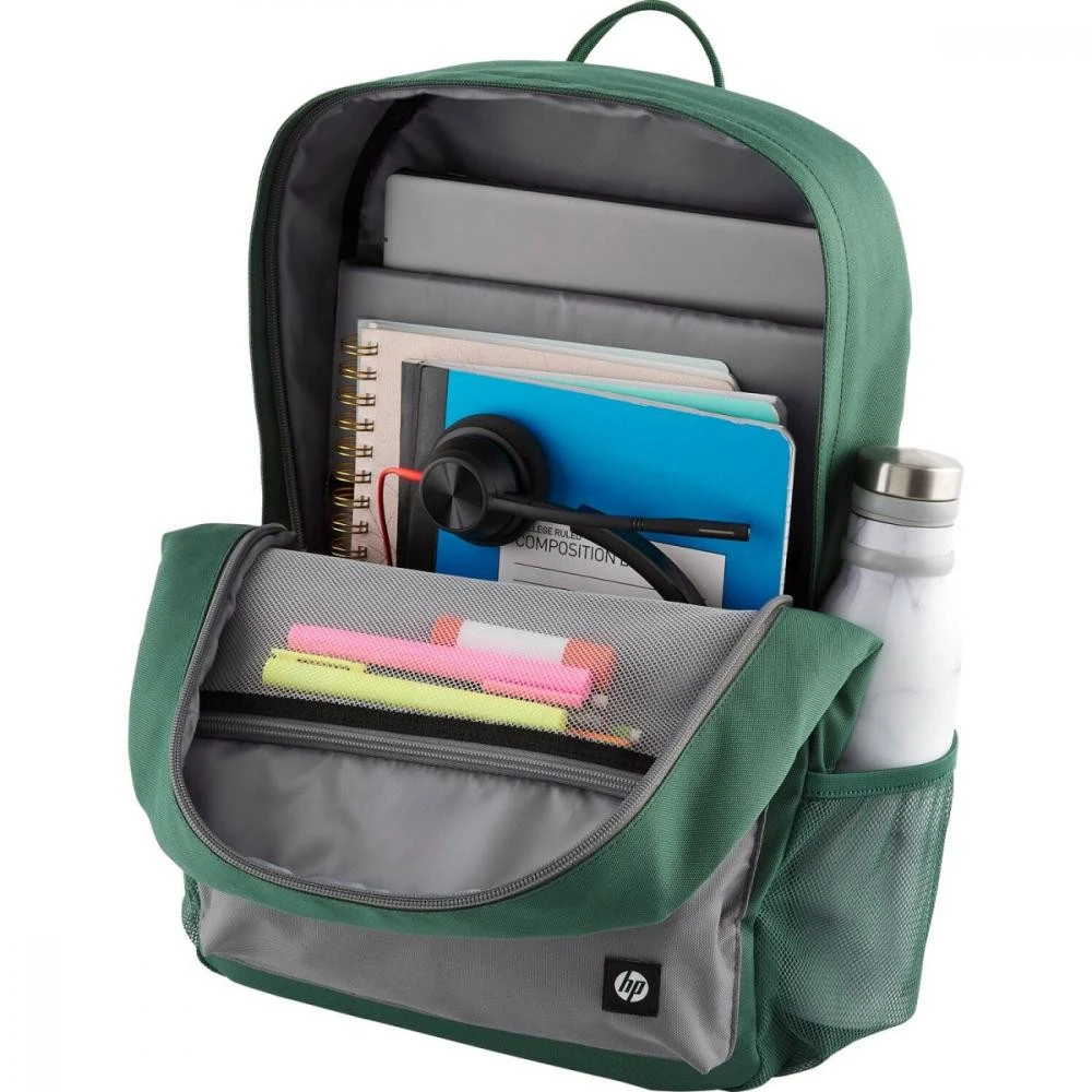 HP Campus Backpack / Green (7J595AA) (UA) Об'єм (з кишенями), л 17