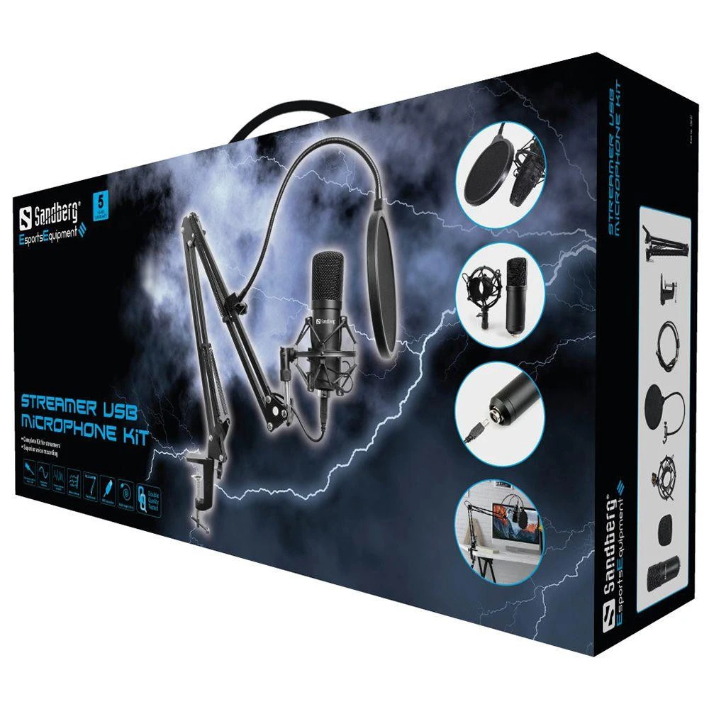 Sandberg Streamer Kit USB (126-07) (UA) Направленность кардиоида