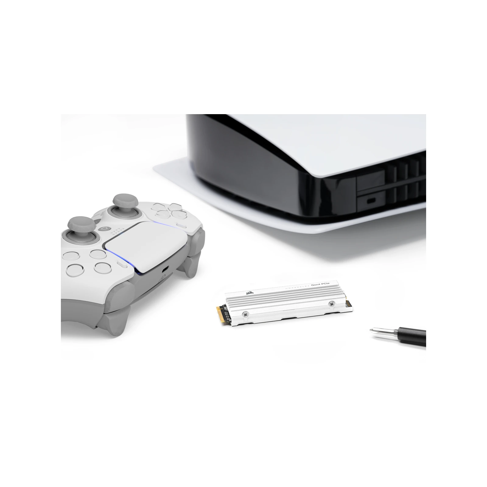 M.2 2280 2TB MP600PRO LPX Corsair (CSSD-F2000GBMP600PLPW) (UA) Тип накопичувача: внутрішній;