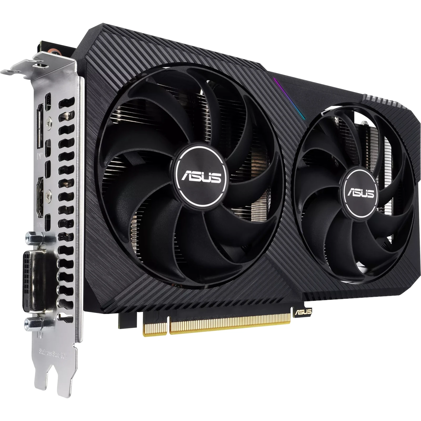 ASUS GeForce RTX3050 8Gb DUAL OC (DUAL-RTX3050-O8G-V2) (90YV0GH6-M0NA00) (UA) Форм-фактор стандартна