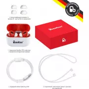 BeatBox PODS PRO 1 Wireless Charging White-Red (bbppro1wcwr) (UA)