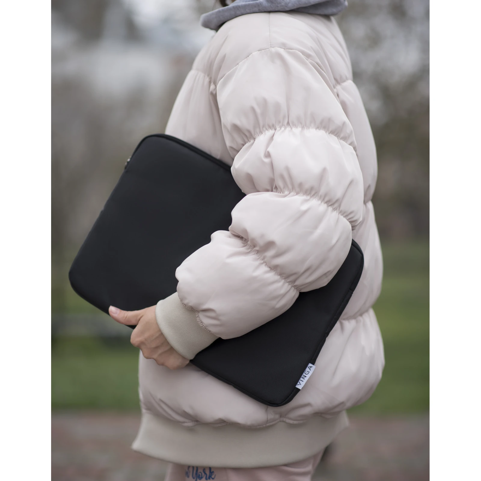 Чохол для ноутбука Vinga 14 NS140 Black Sleeve (NS140BK) (UA) Рекомендований розмір ноутбука: