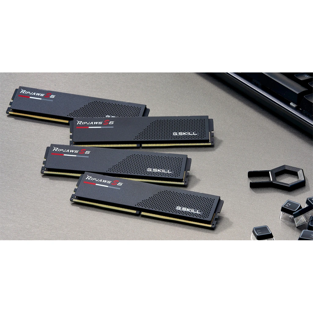 DDR5 32GB (2x16GB) 5600 MHz Ripjaws S5 Black G.Skill (F5-5600J3636C16GX2-RS5K) (UA) Об'єм пам'яті 32 ГБ