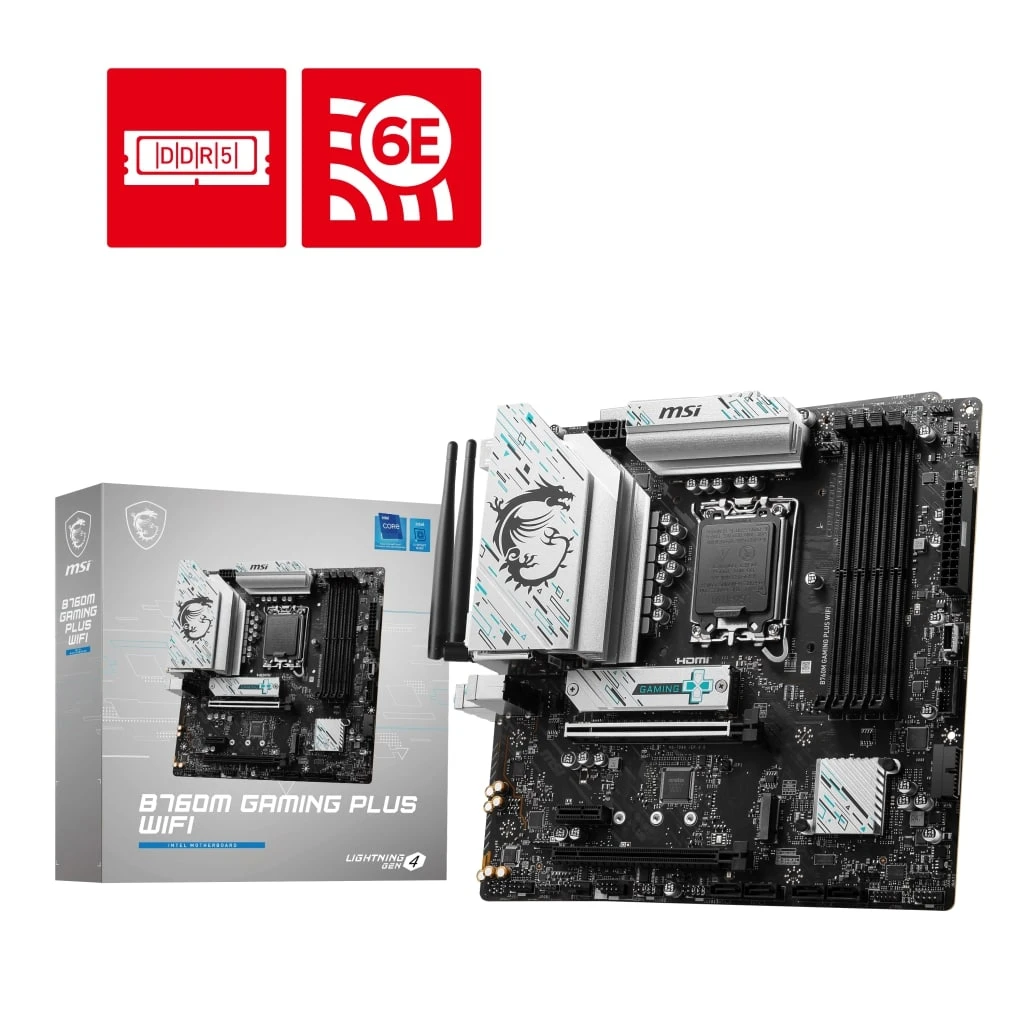 MSI B760M GAMING PLUS WIFI (911-7D99-017) (UA) По направлению: геймерская