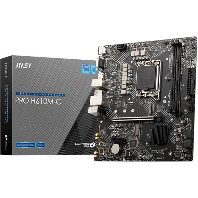 MSI PRO H610M-G (911-7D46-075) (UA) У напрямку: геймерська (overclocking);