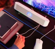 Trust GXT 619 Thorne, USB/AUX, RGB, Білий (25110) (UA)