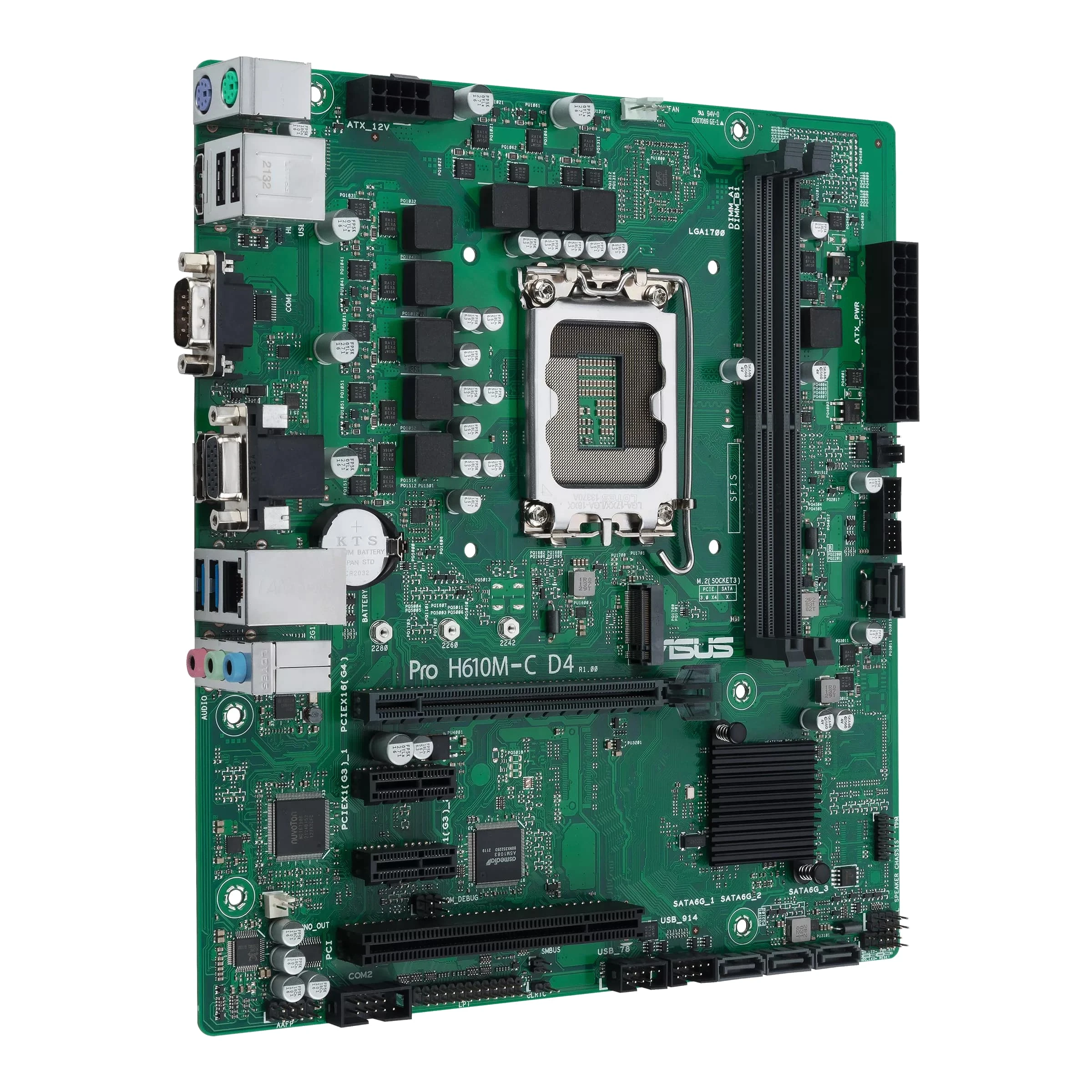 ASUS PRO H610M-C D4-CSM (90MB1A30-M0EAYC) (UA) По направлению: геймерская