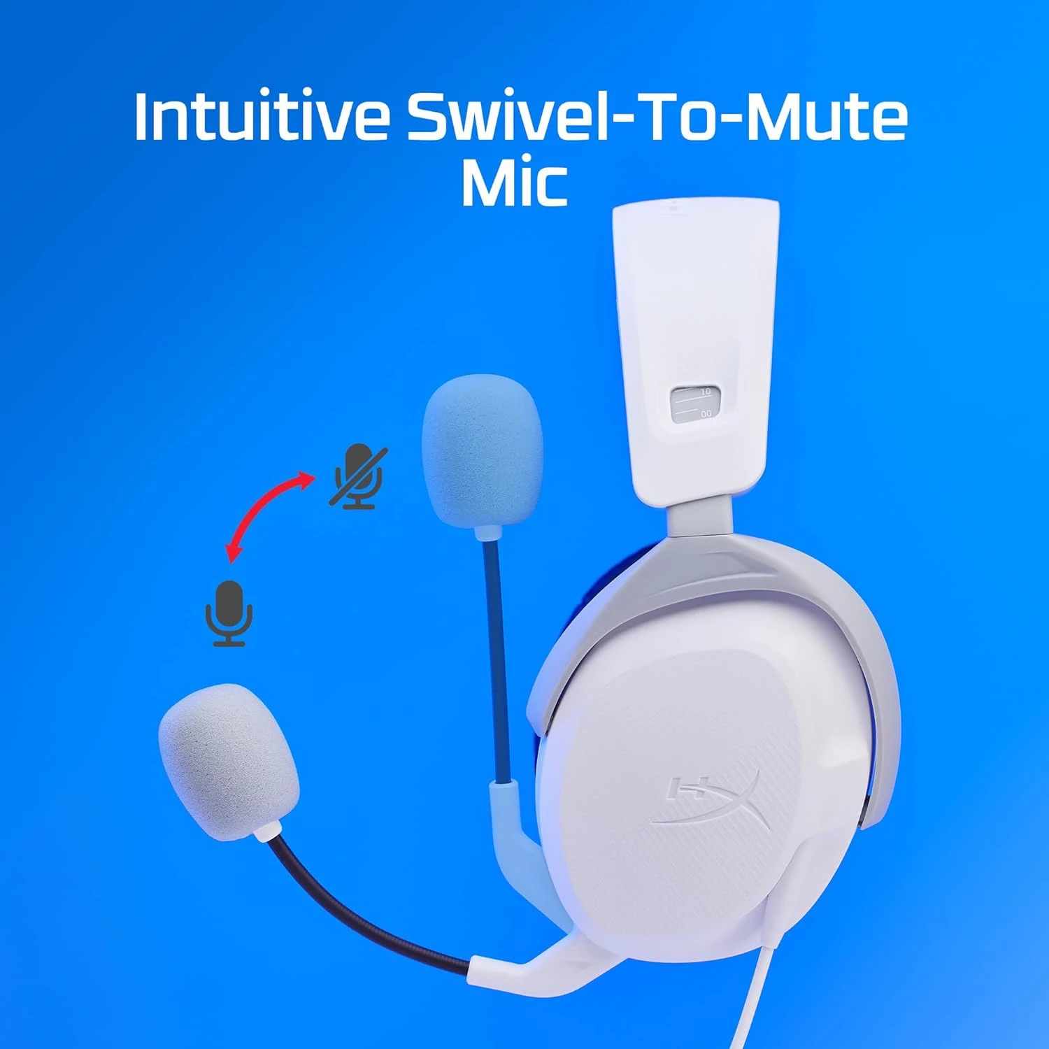 HyperX Cloud Stinger 2 PS4/PS5, mini-jack, біло-синій (75X29AA) (UA) Призначення для Playstation
