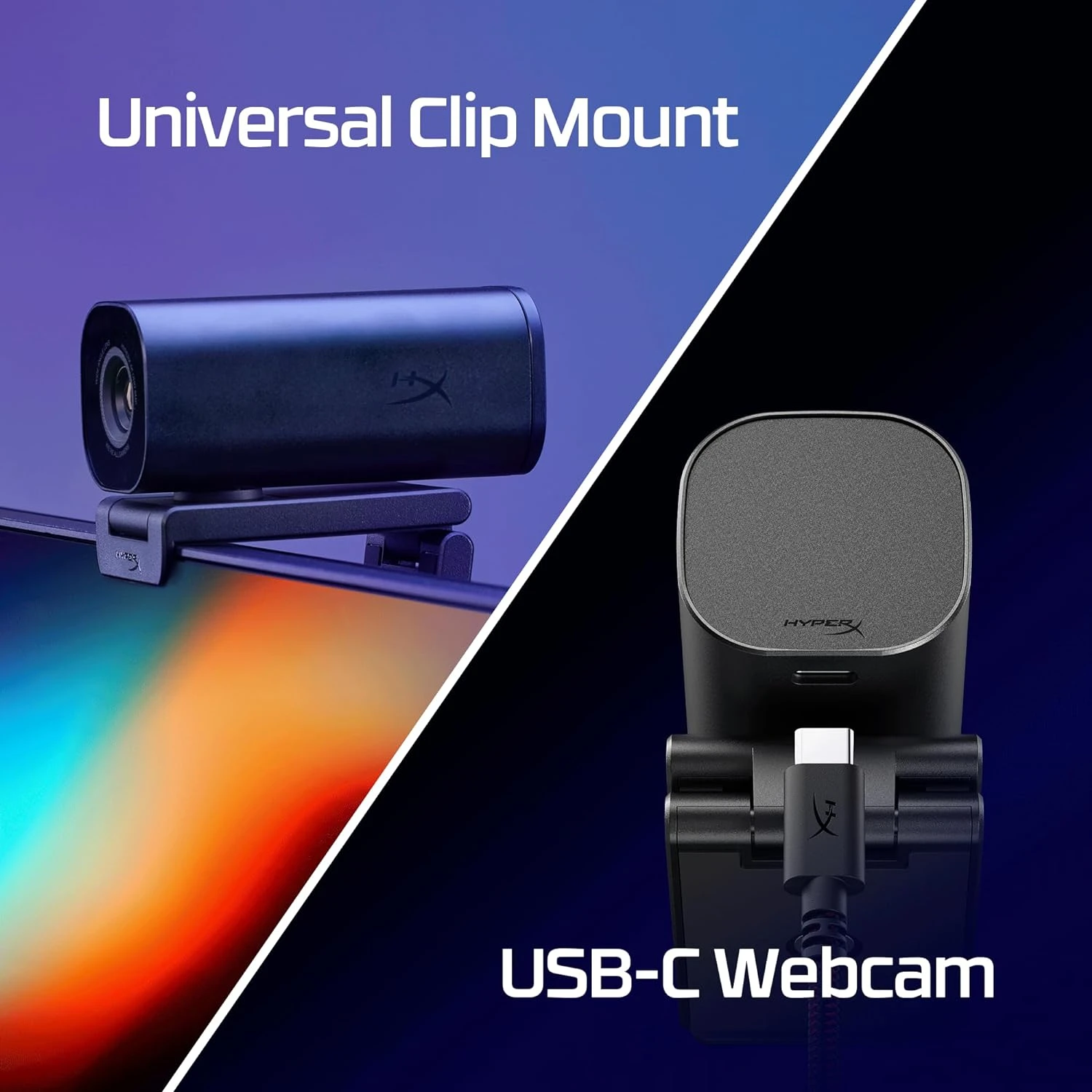 HyperX Vision S 4K Black (75X30AA) (UA) Інтерфейс підключення USB-C 3.0