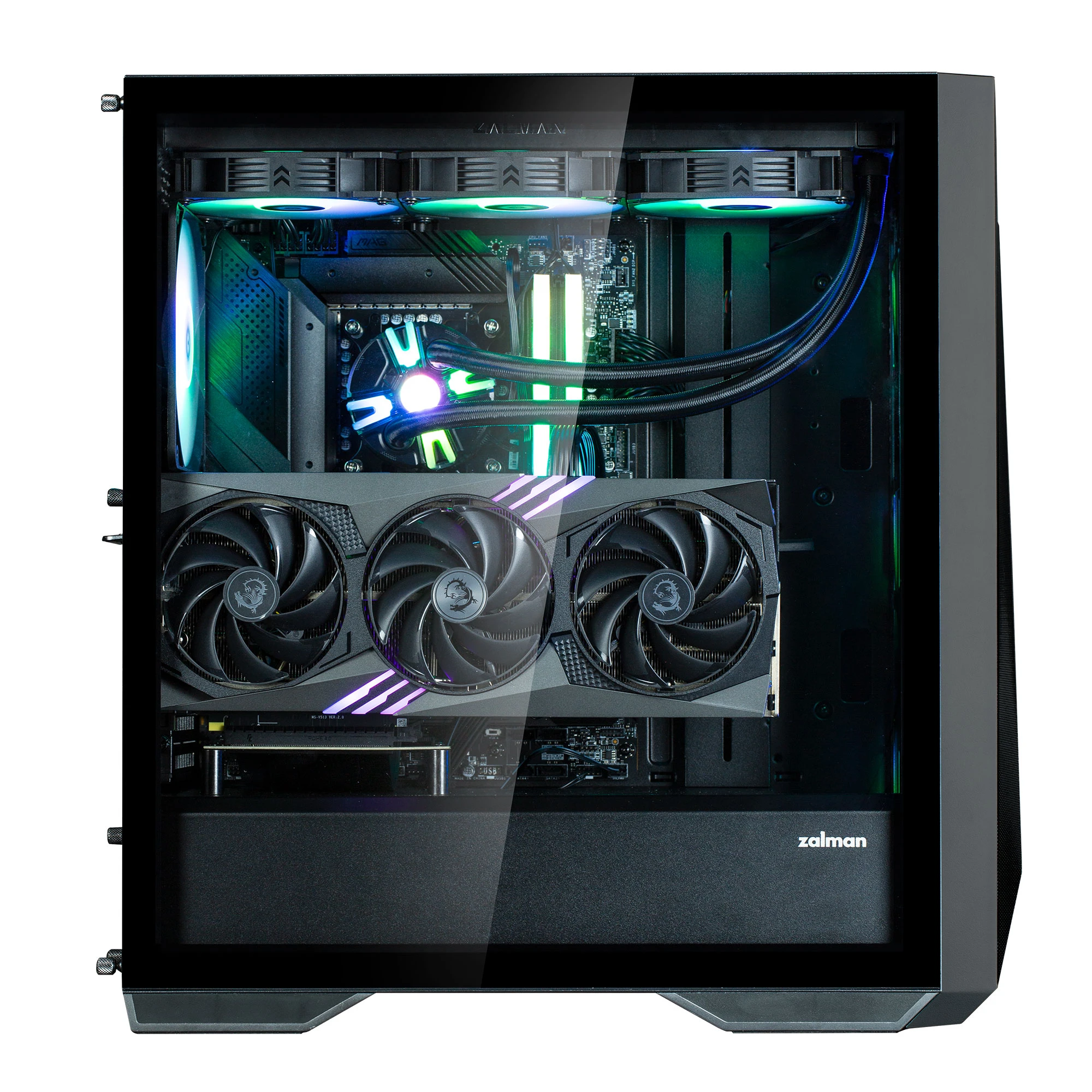 Zalman Z9 Iceberg MS без БП (Z9ICEBERGMSBLACK) (UA) Внутрішні слоти 3.5” 