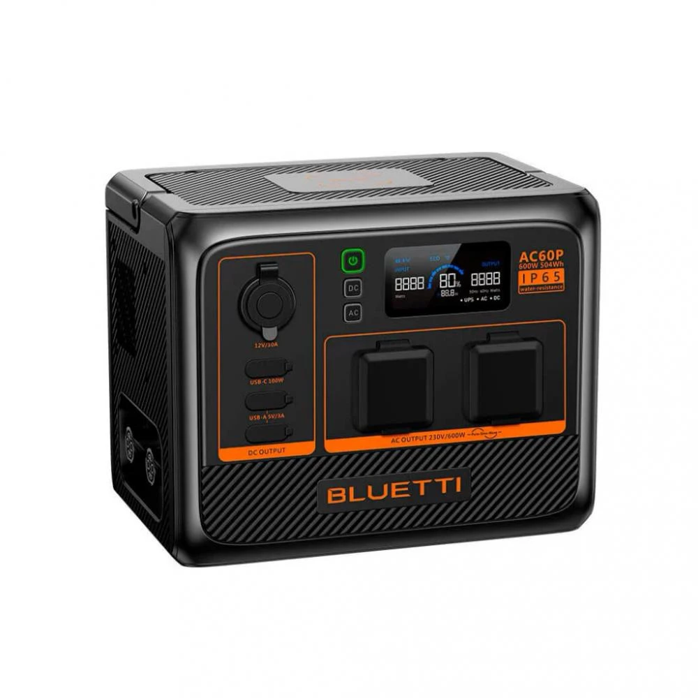 BLUETTI AC60P 504Wh 600W (EU) USB Type-C 1