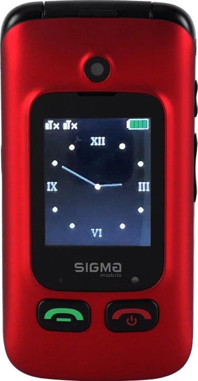 Sigma mobile Comfort 50 Shell Duo Type-C Black-Red (4827798212325) (UA) Бренд: Sigma mobile; Лінійка Comfort 50 Shell