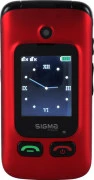 Sigma mobile Comfort 50 Shell Duo Type-C Black-Red (4827798212325) (UA)