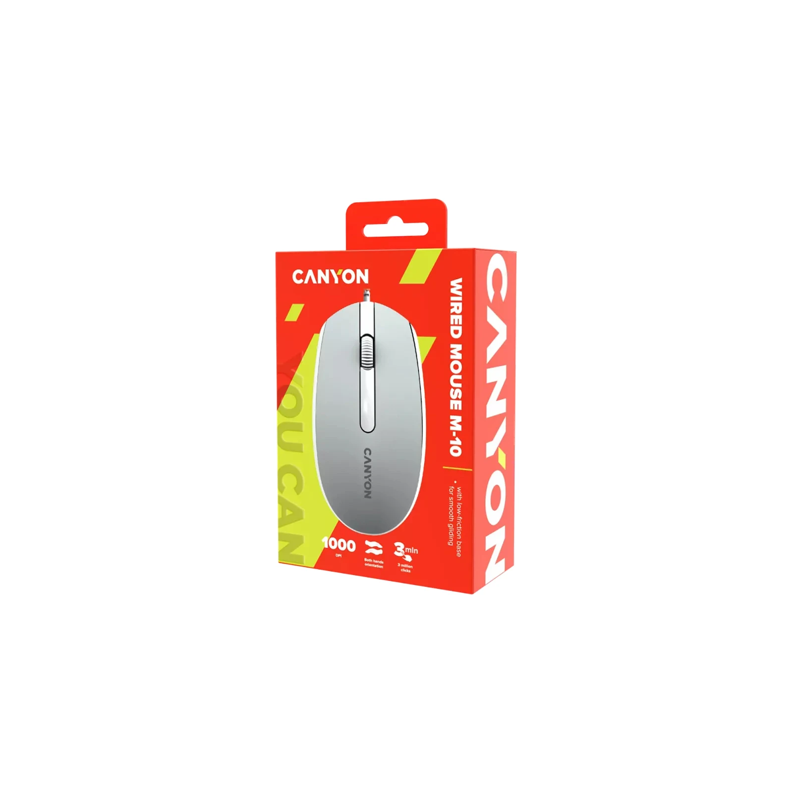 Canyon M-10 USB Dark Grey (CNE-CMS10DG) (UA) Тип: Класичні; Призначення: для