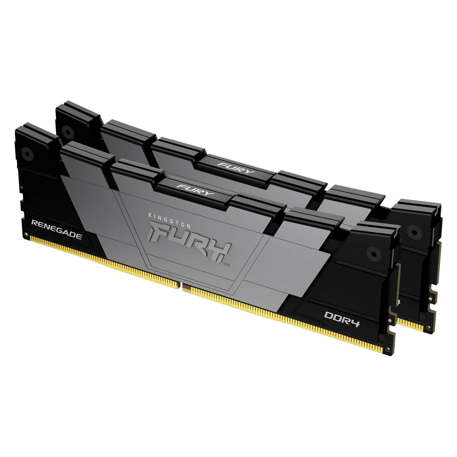 DDR4 64GB (2x32GB) 3600 MHz Renegade Black Kingston Fury (ex.HyperX) (KF436C18RB2K2/64) (UA) Количество модулей в наборе 2